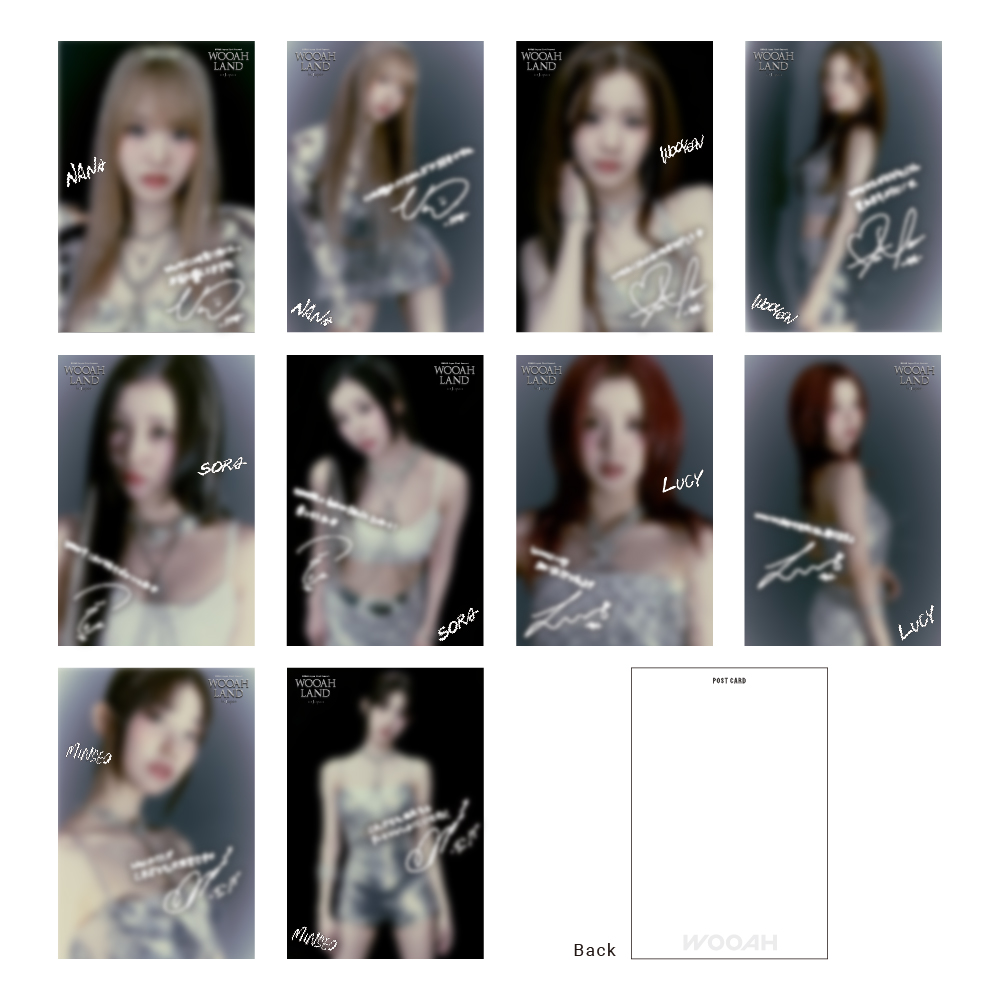 先着特典詳細 - WOOAH JAPAN OFFICIAL GOODS STORE