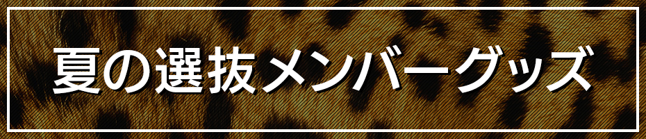 夏の選抜メンバーグッズ