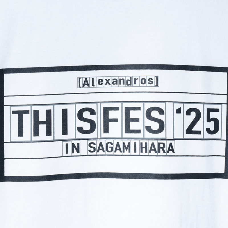 THIS FES '25 LONG TEE - [Alexandros] presents THIS FES '25