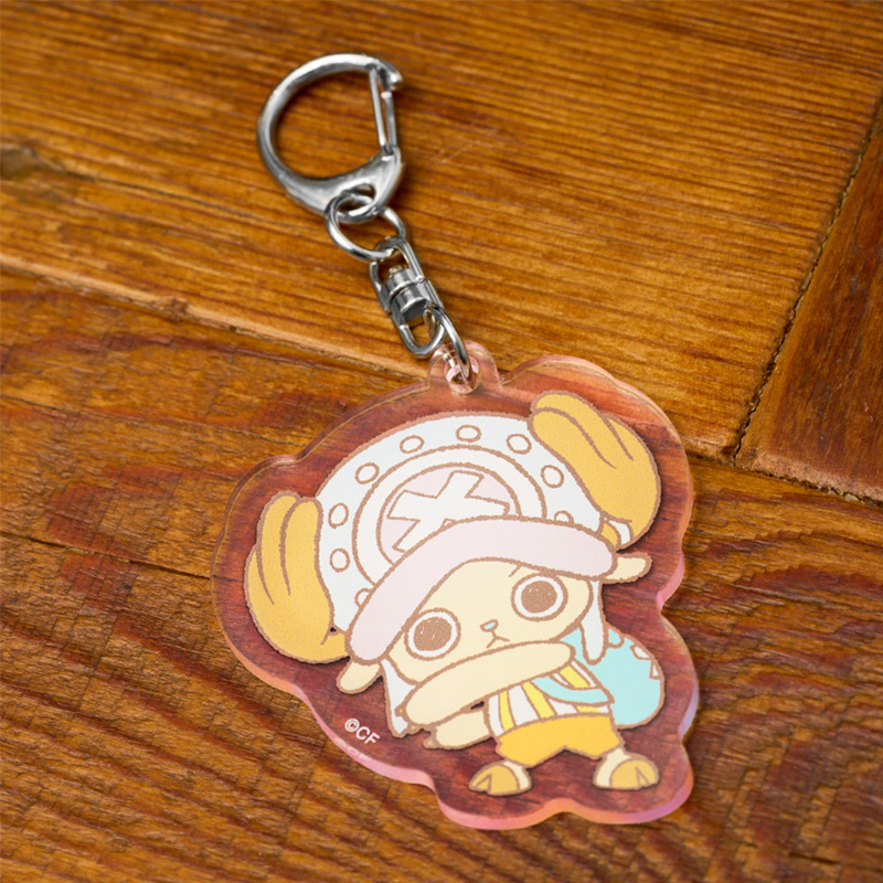 チャーミー・ローズボア 45cm チップ アクリルキーホルダー ＜pink＞ かくれんぼ - ONE PIECE CHOPPER's
