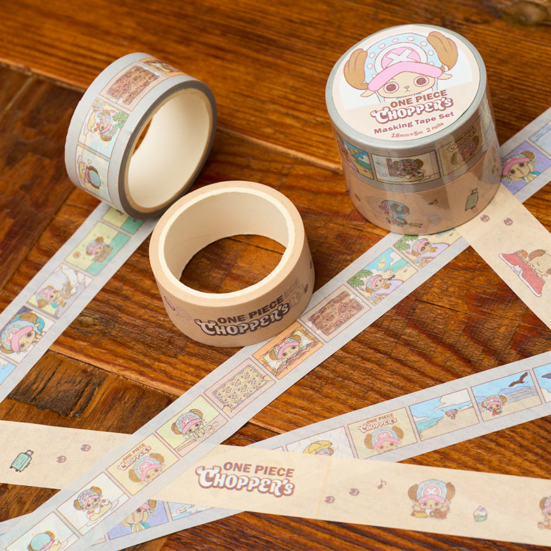 獅子様 海外マステ シール 紙モノ メモ マスキングテープ まとめ売り セット マスキングテープセット - ONE PIECE CHOPPER's OFFICIAL GOODS STORE