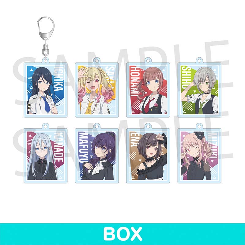 「劇場版プロジェクトセカイ　壊れたセカイと歌えないミク」キャラクターイラスト アクリルキーホルダーコレクション B BOX