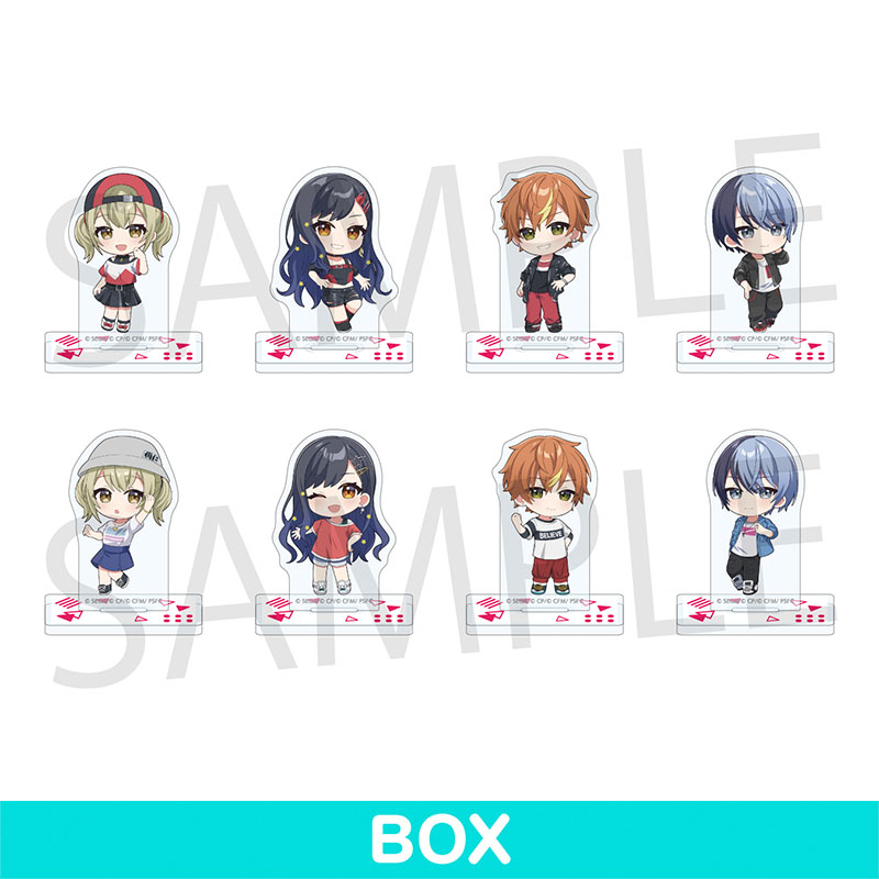 「劇場版プロジェクトセカイ　壊れたセカイと歌えないミク」ミニキャラ アクリルスタンドコレクション［Vivid BAD SQUAD］ BOX