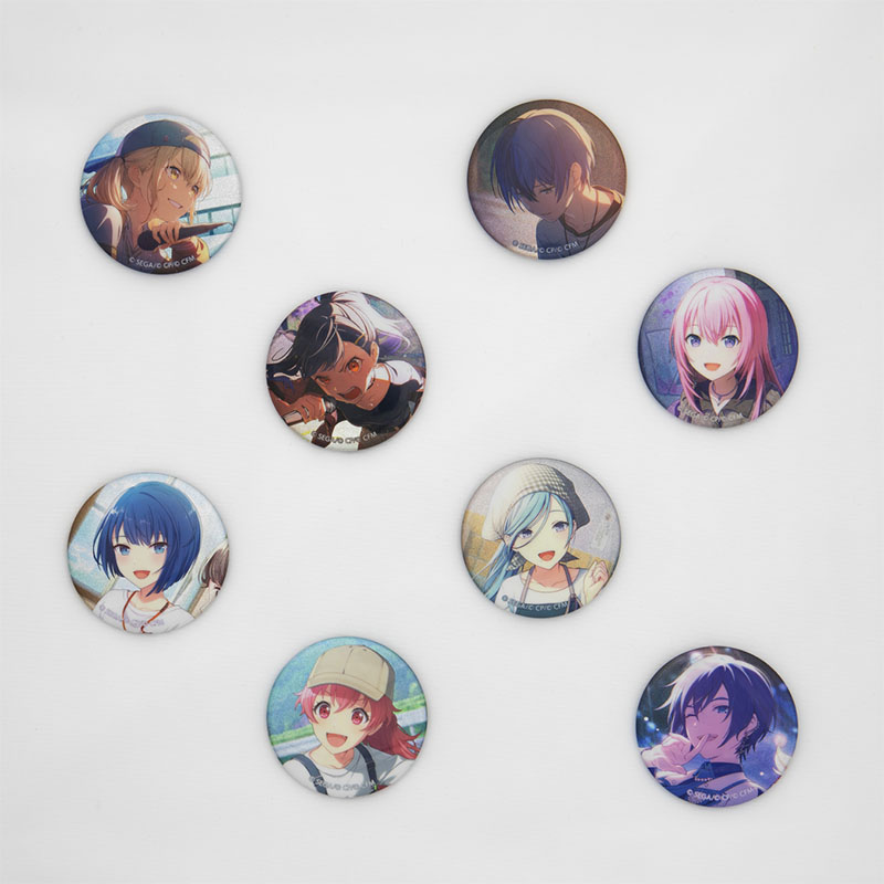 プロジェクトセカイ　グリッター缶バッジイベントイラストコレクション　東雲彰人 グリッター缶バッジ イベントイラストコレクション vol.43 A BOX 特典