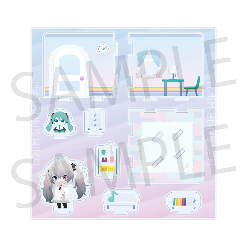 プロセカ ニーゴ アクリルジオラマ 予約商品】マイセカイ アクリルルームジオラマ はじまりのメロディ