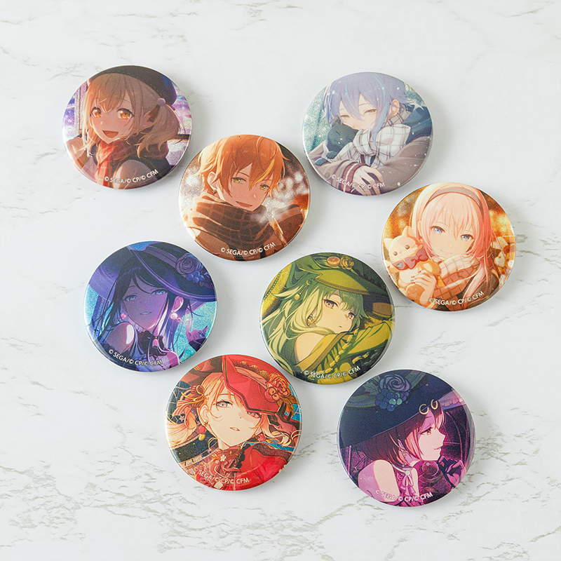 Colorful Palette Store 限定缶バッジ 予約商品】グリッター缶バッジ イベントイラストコレクション vol.10 B