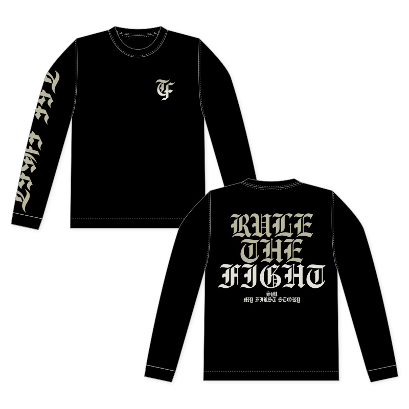 RULE THE FIGHT Long Sleeve Tee designed by RULE THE FATE - 「THE