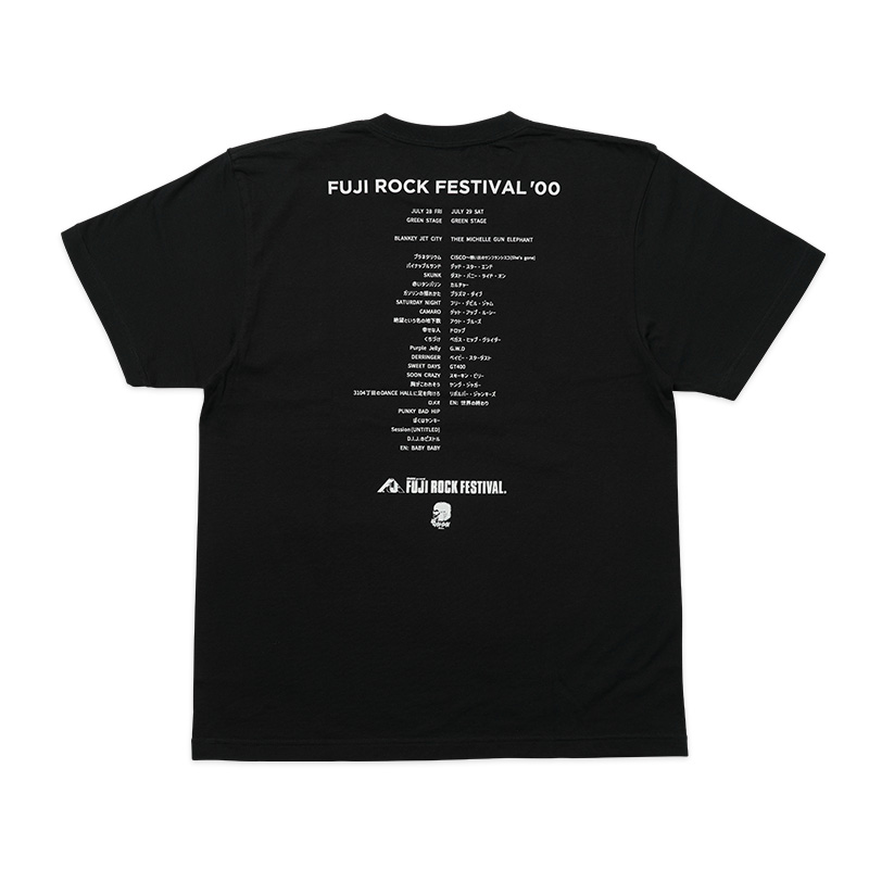 THEE MICHELLE GUN ELEPHANT フジロック記念Tシャツ BLANKEY JET CITY × THEE MICHELLE GUN ELEPHANT × FUJI ROCK