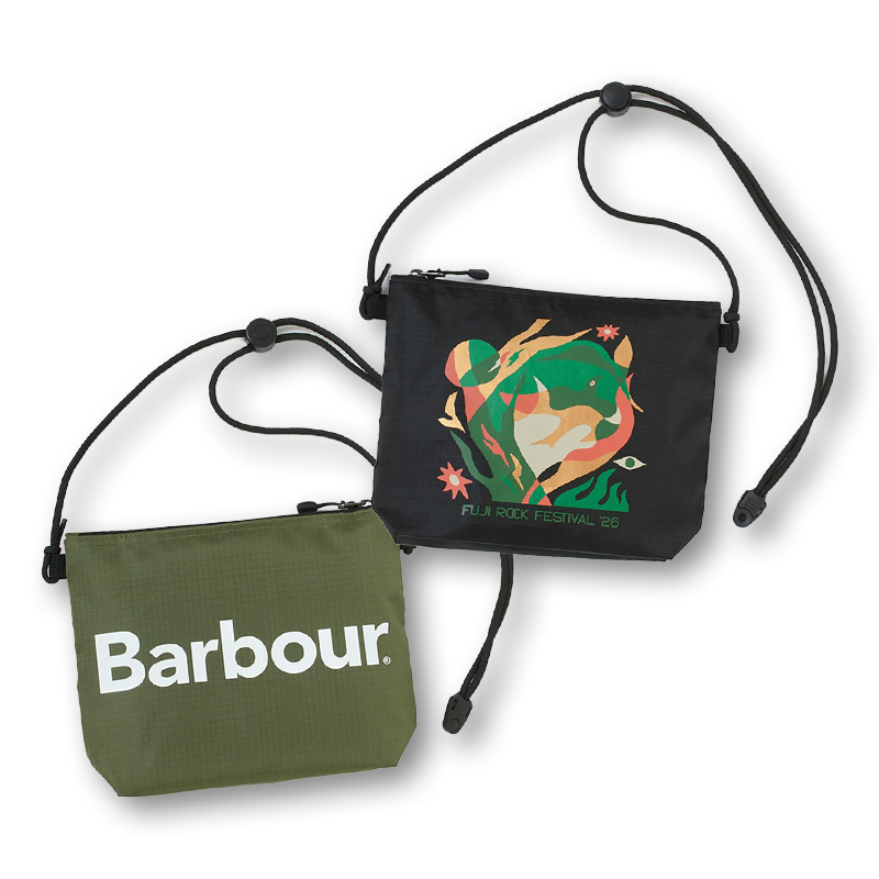 Barbour × FUJI ROCK サコッシュ - FUJI ROCK FESTIVAL OFFICIAL GOODS