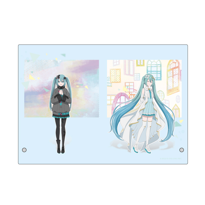 【C賞】アクリルパネル 閉ざされた窓のセカイの初音ミク・開かれた窓のセカイの初音ミク