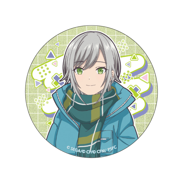 【E賞】グリッター缶バッジ 日野森 志歩