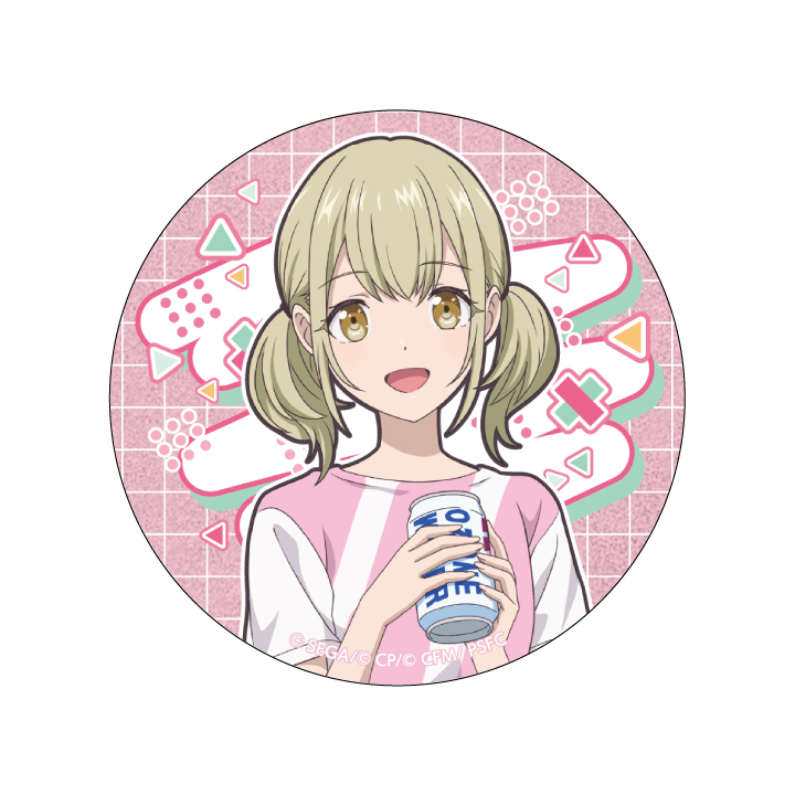 【E賞】グリッター缶バッジ 小豆沢 こはね