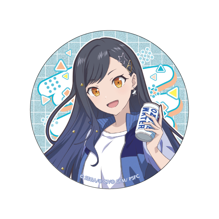 【E賞】グリッター缶バッジ 白石 杏