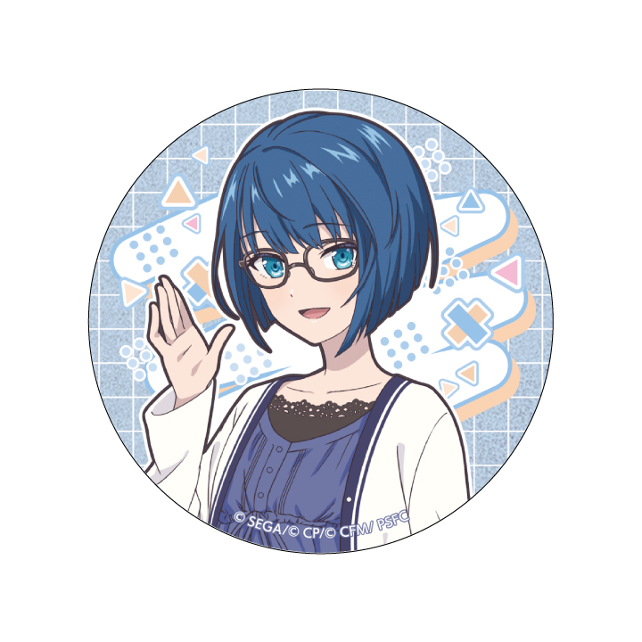 【E賞】グリッター缶バッジ 桐谷 遥