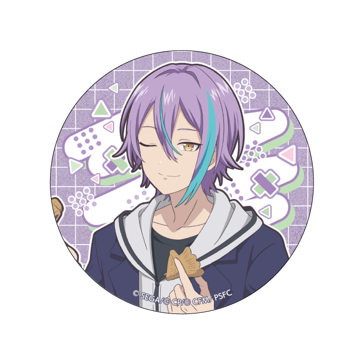 【E賞】グリッター缶バッジ  神代 類