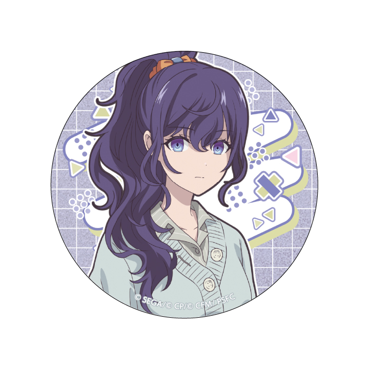 【E賞】グリッター缶バッジ 朝比奈 まふゆ