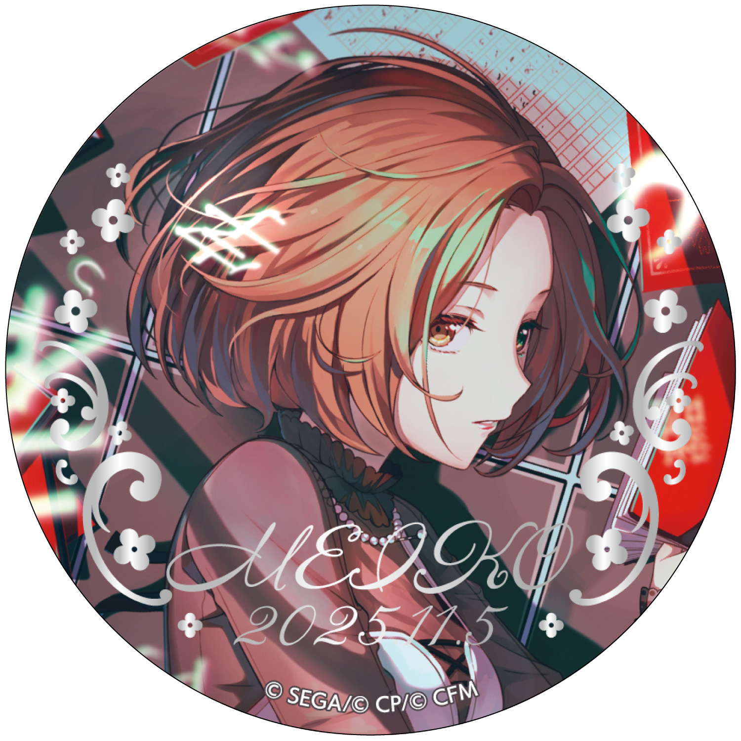 箔押し缶バッジ MEIKO B