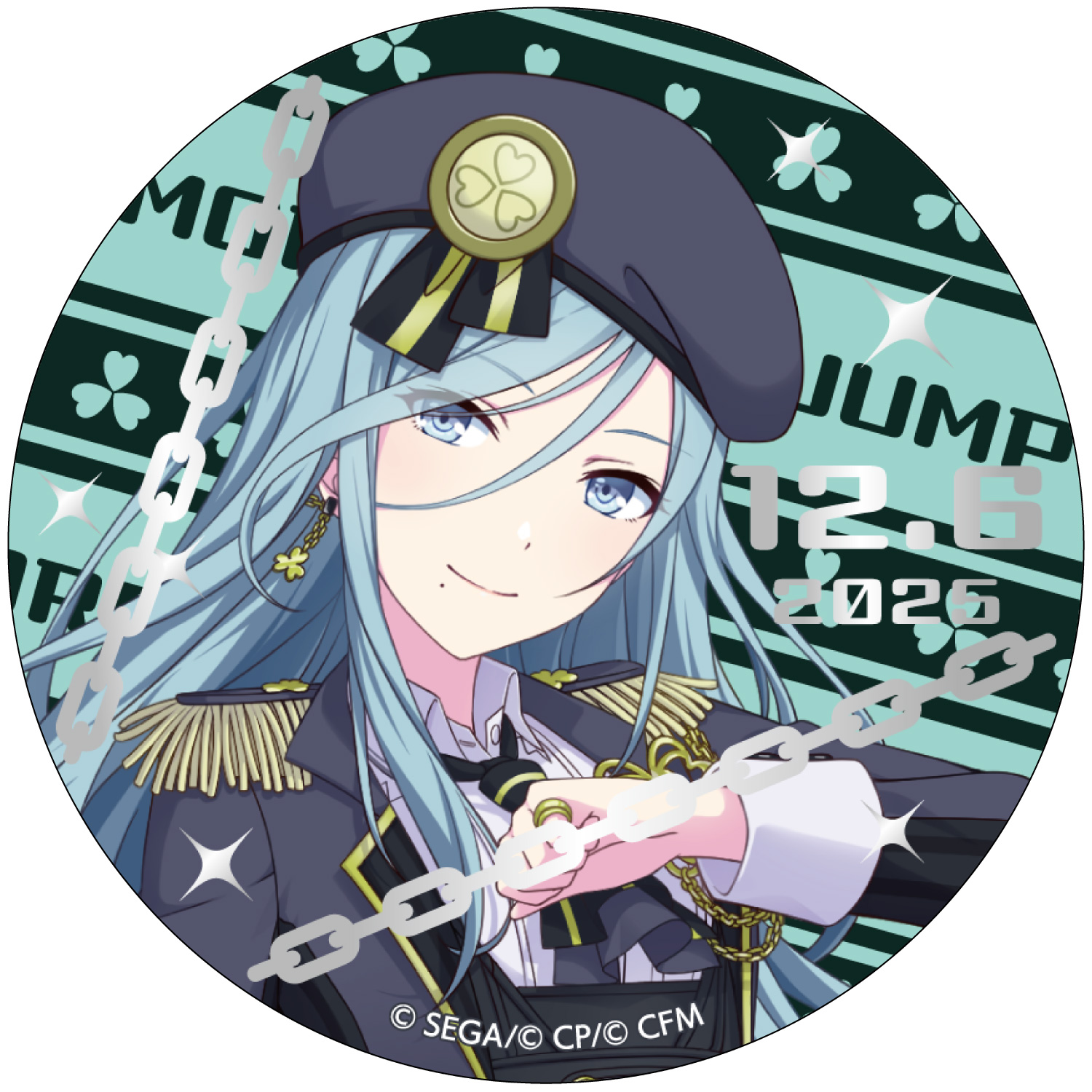 箔押し缶バッジ 日野森 雫 G