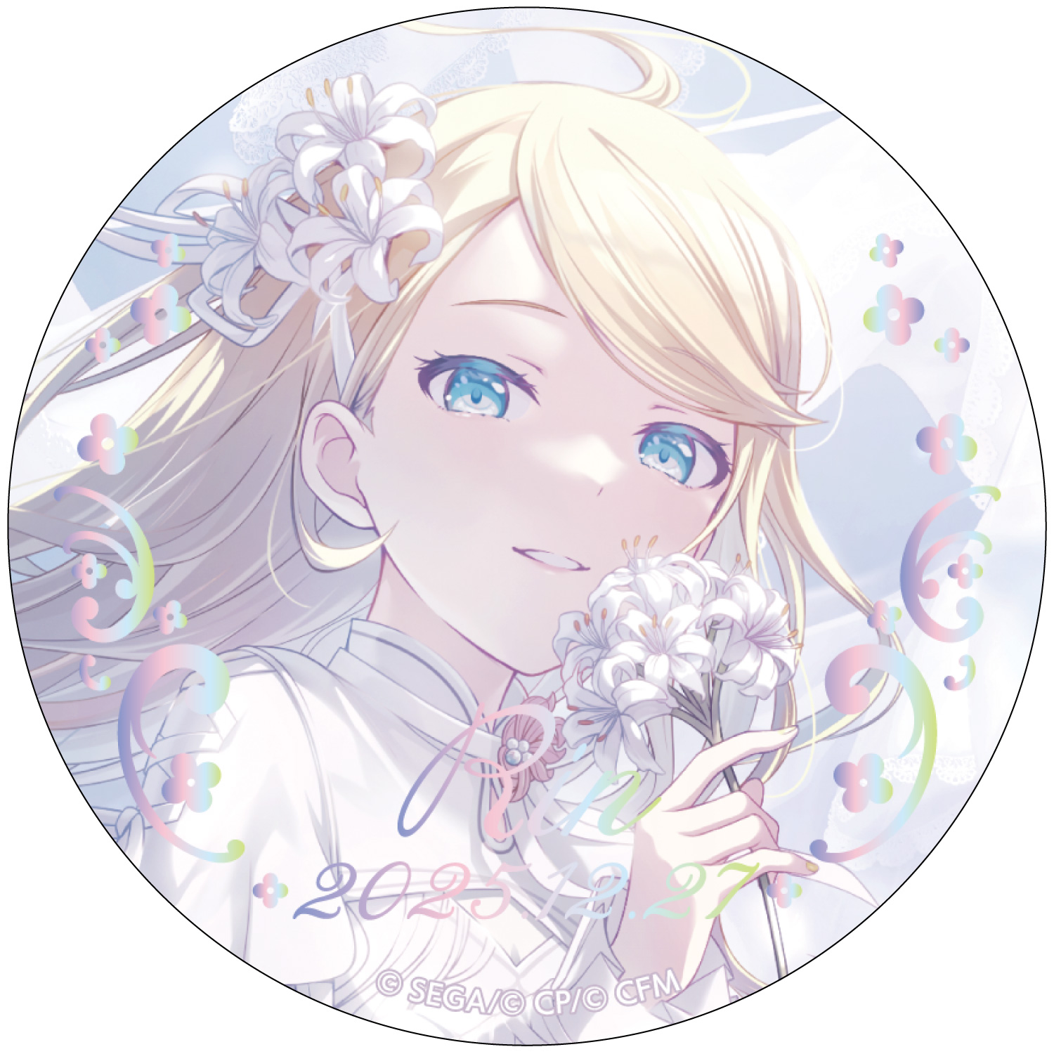 箔押し缶バッジ 鏡音リン B