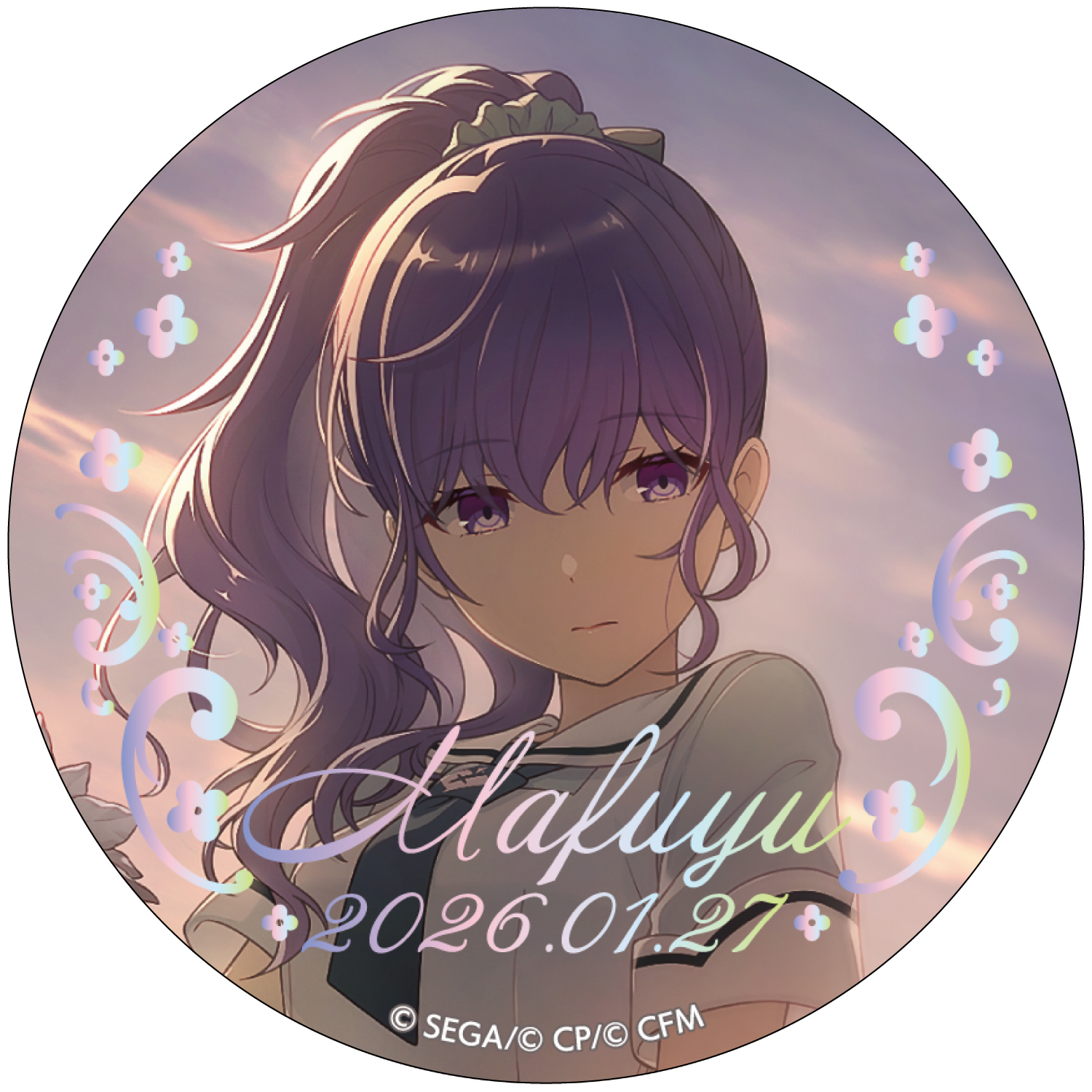 箔押し缶バッジ 朝比奈 まふゆ C