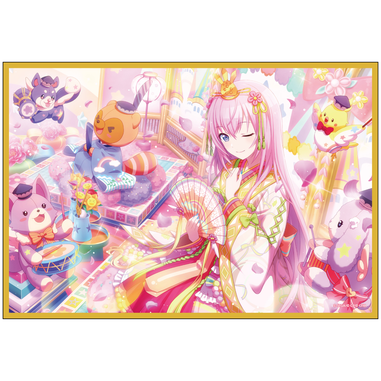 アクリル色紙 巡音ルカ D