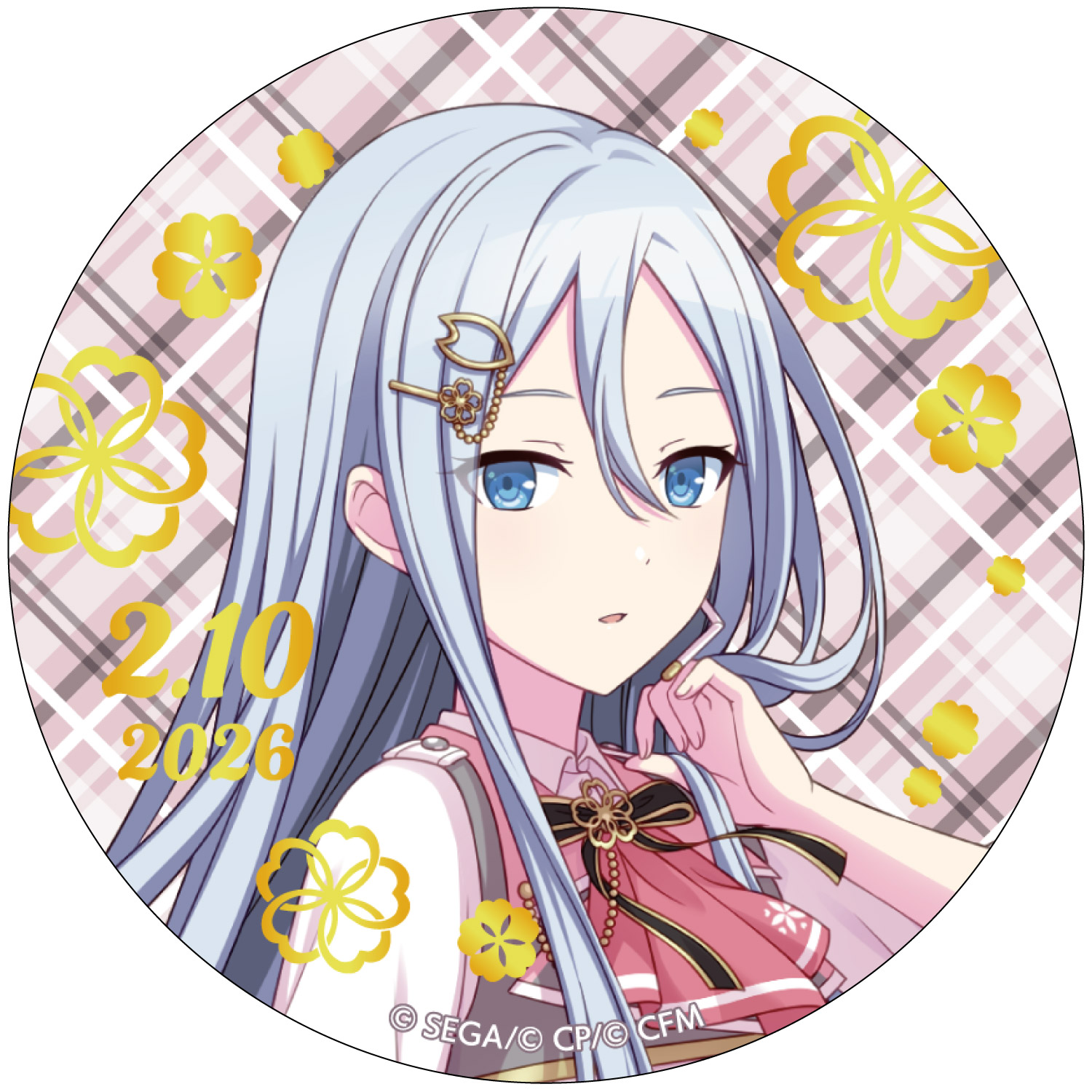 箔押し缶バッジ 宵崎 奏 F