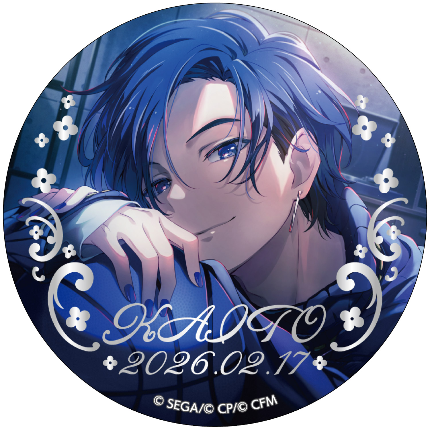 箔押し缶バッジ KAITO B