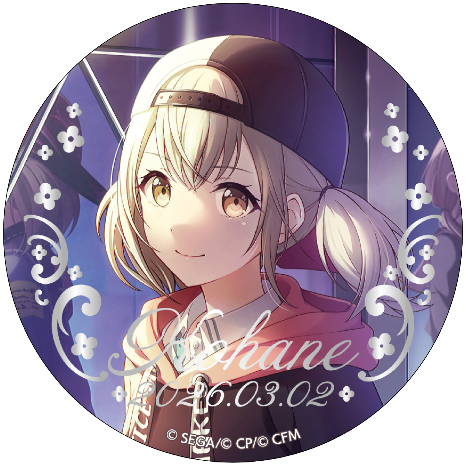 箔押し缶バッジ 小豆沢 こはね A