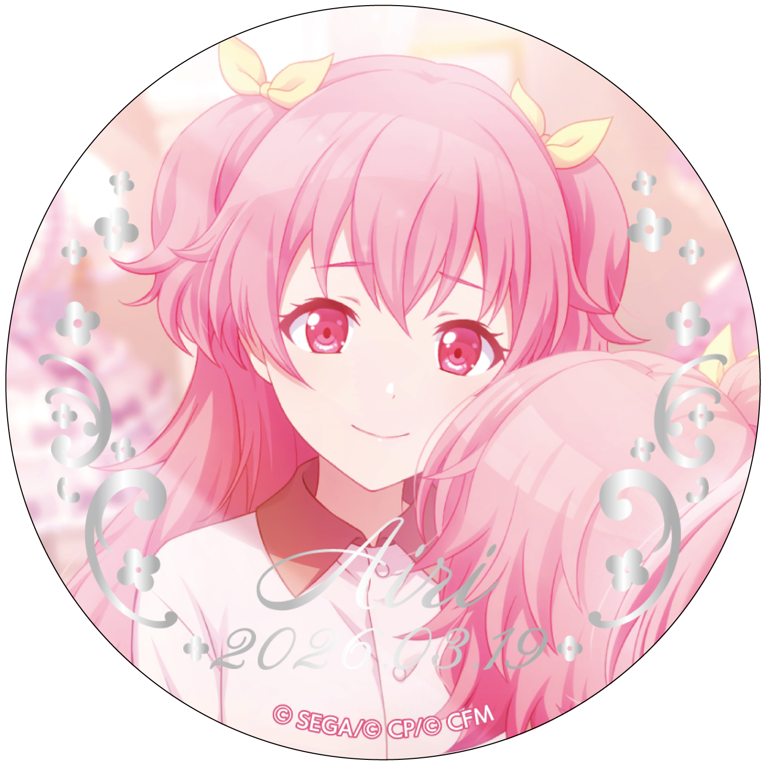 箔押し缶バッジ 桃井 愛莉 A