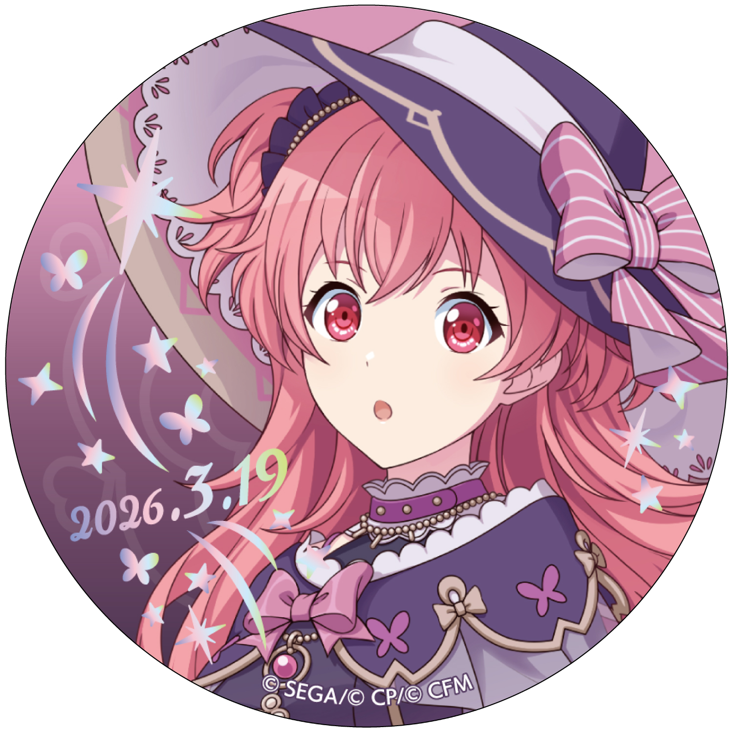 箔押し缶バッジ 桃井 愛莉 G