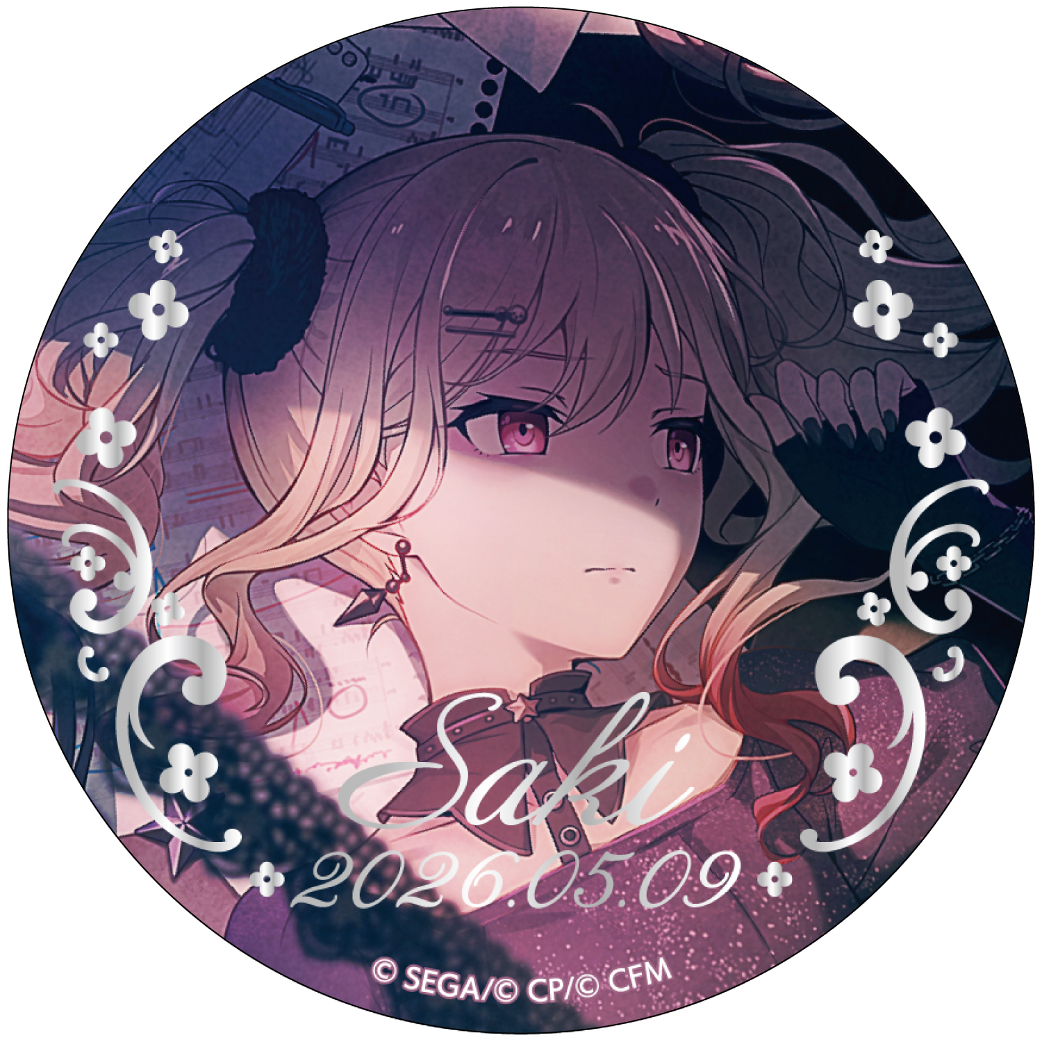 箔押し缶バッジ 天馬 咲希 C