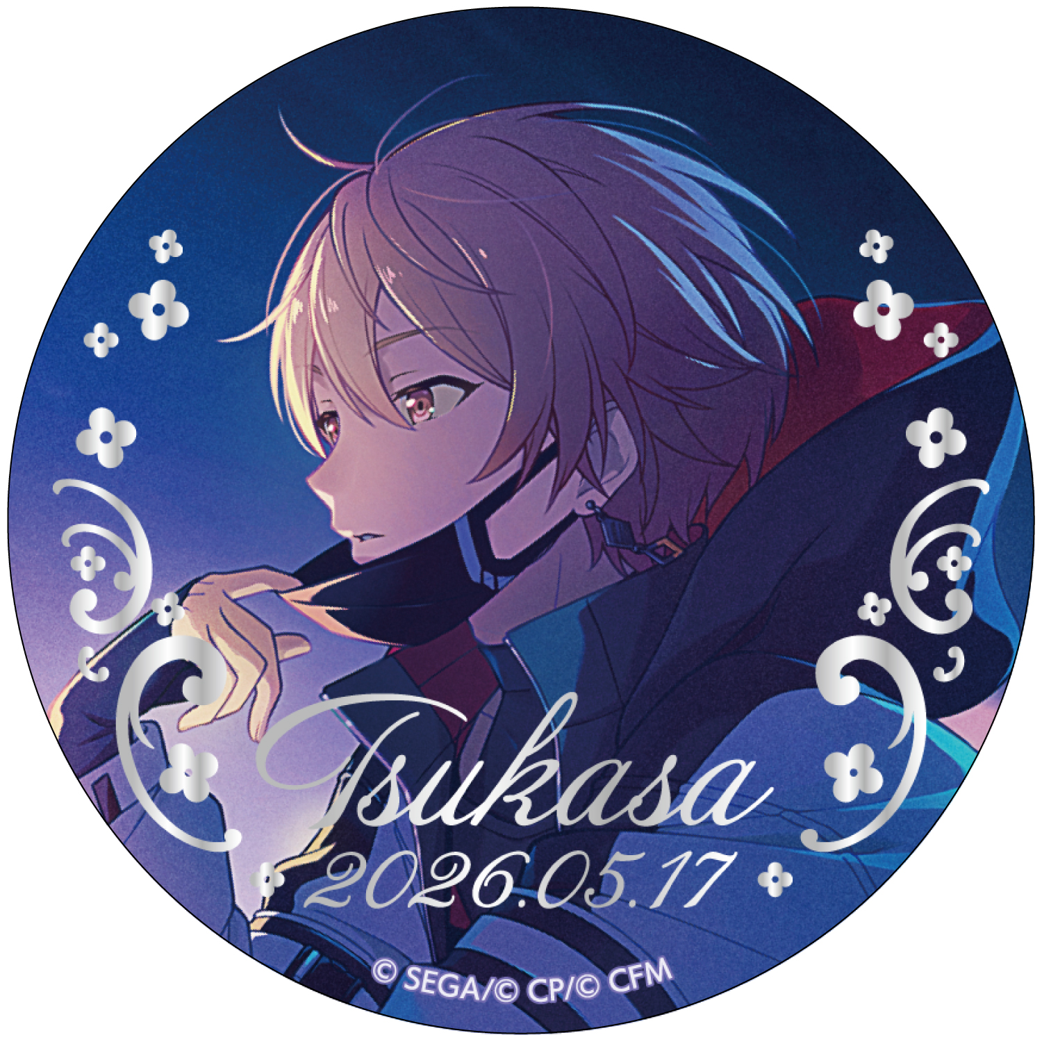 箔押し缶バッジ 天馬 司 D