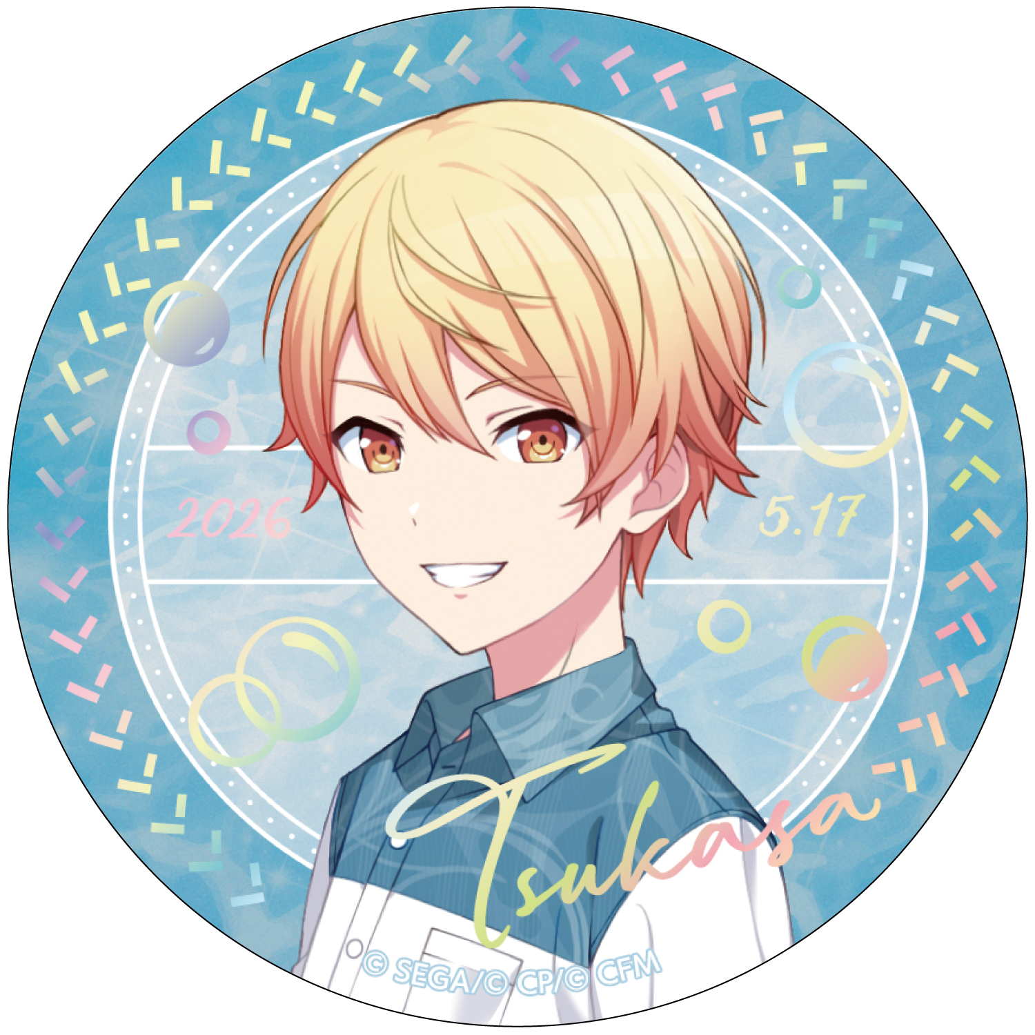 箔押し缶バッジ 天馬 司 G