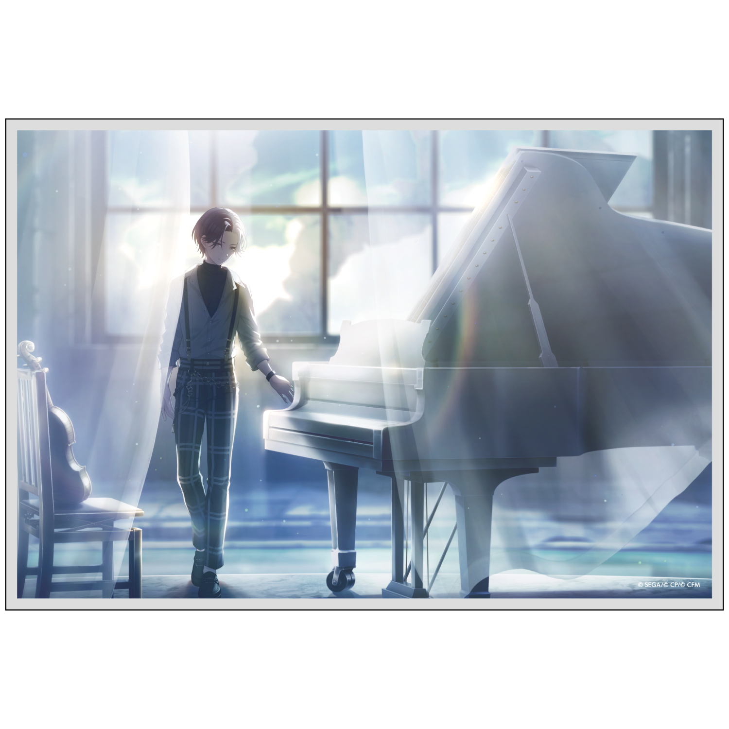 アクリル色紙  青柳 冬弥 B