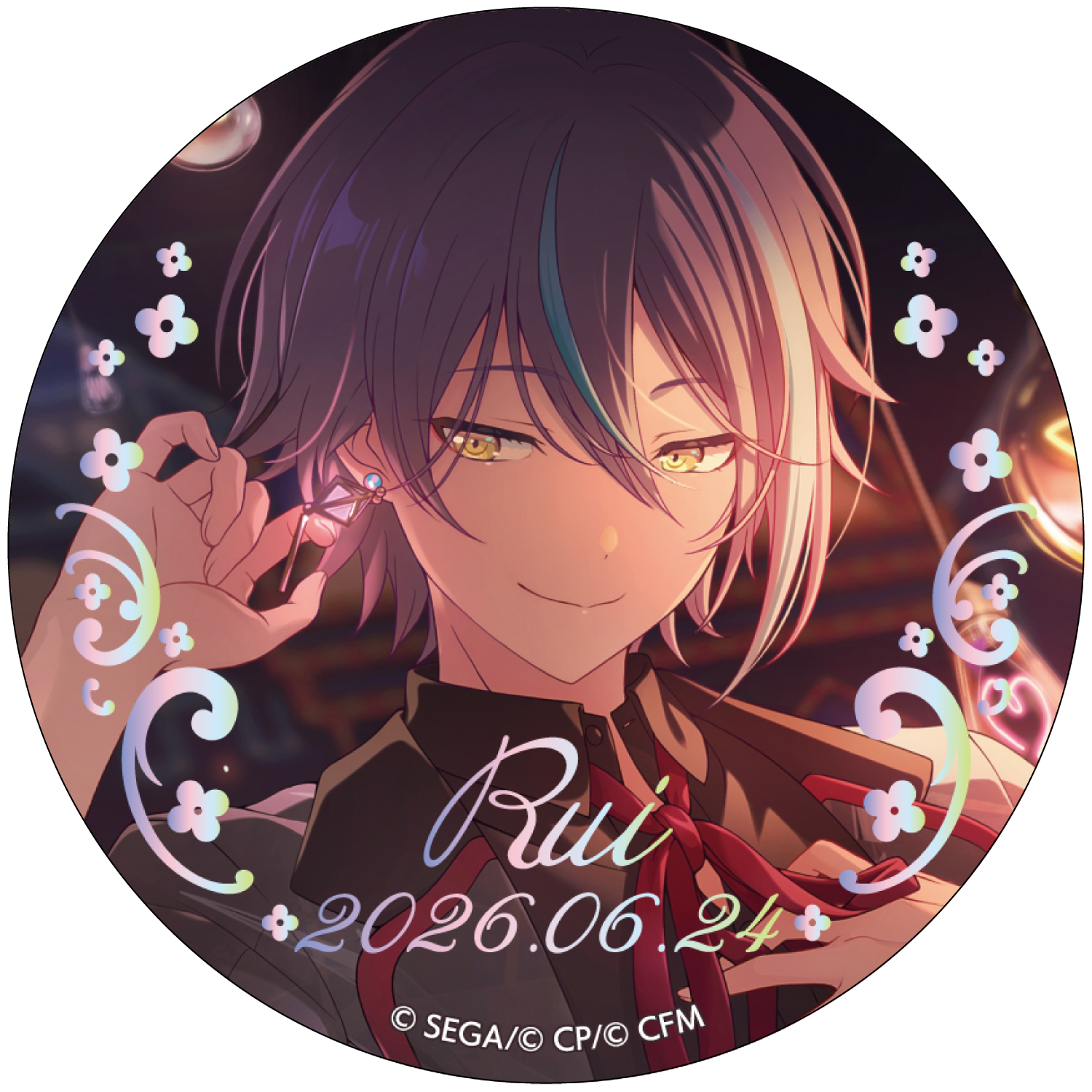 箔押し缶バッジ 神代 類 C