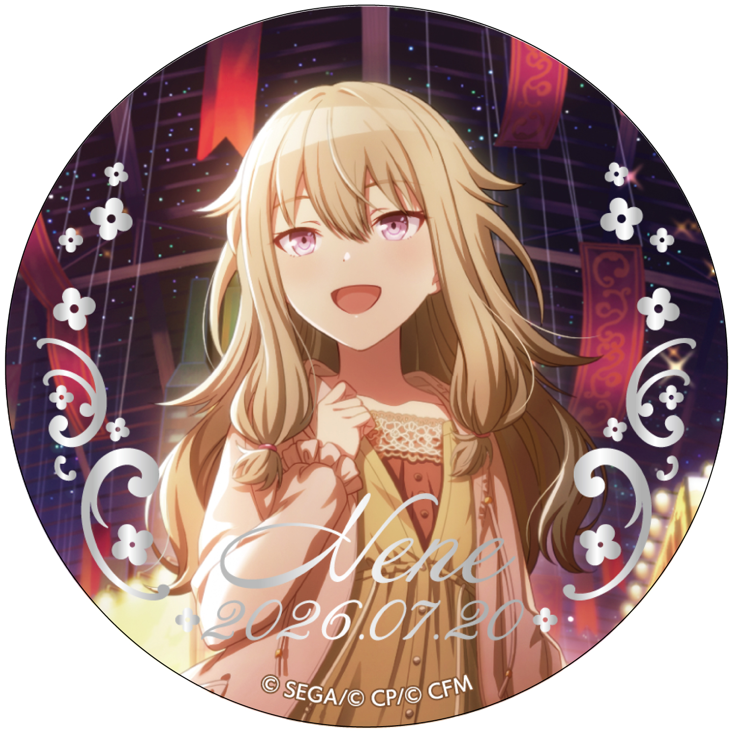 箔押し缶バッジ 草薙 寧々 A