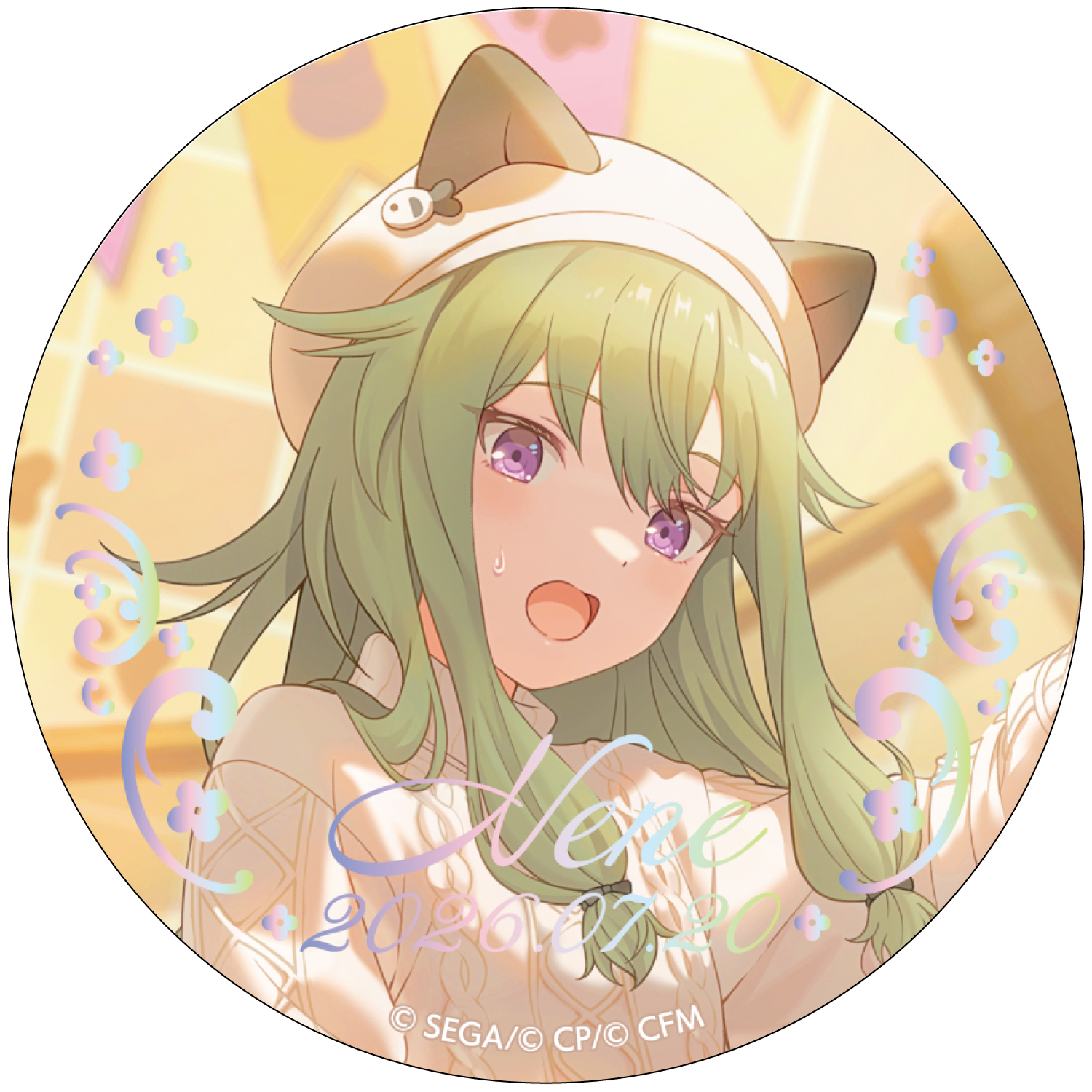 箔押し缶バッジ 草薙 寧々 D