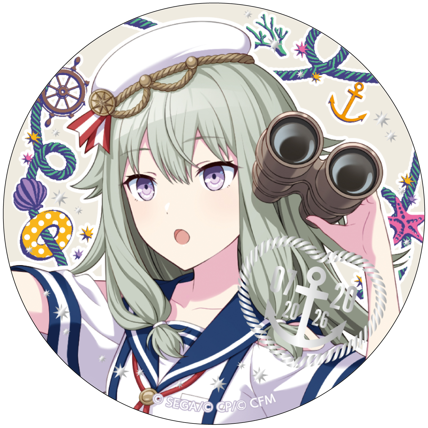 箔押し缶バッジ 草薙 寧々 G