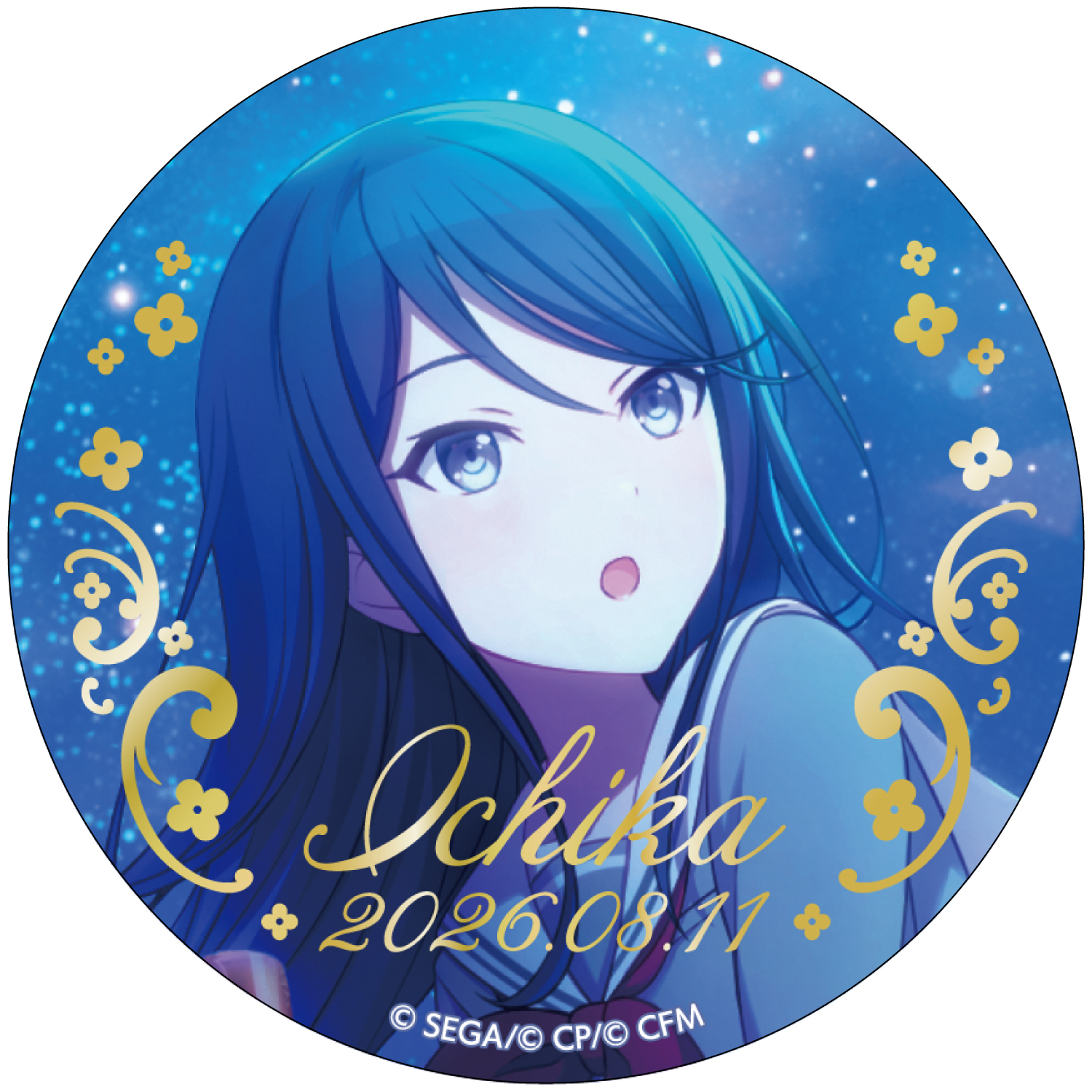 箔押し缶バッジ 星乃 一歌 A