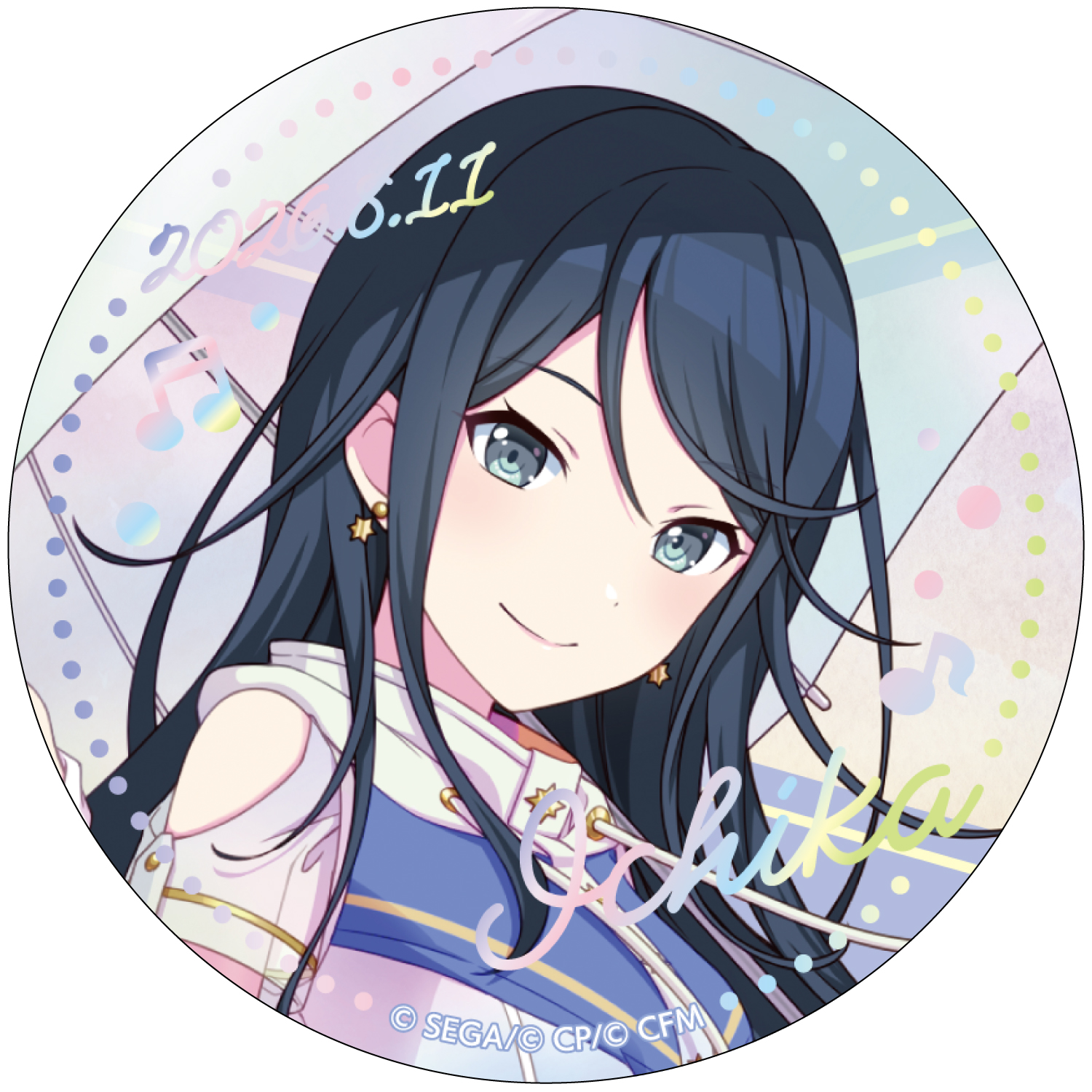 箔押し缶バッジ 星乃 一歌 F