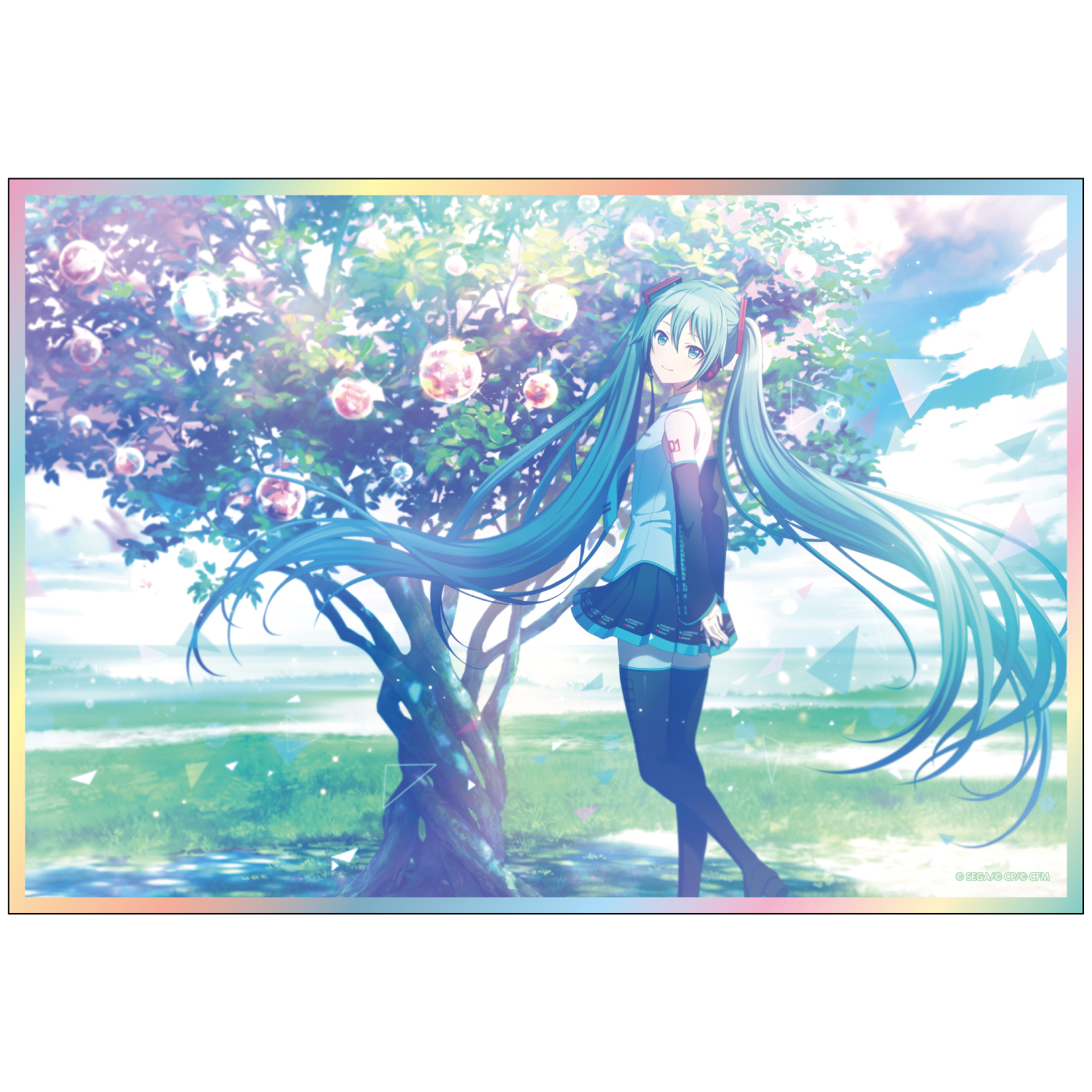 アクリル色紙  初音ミク A