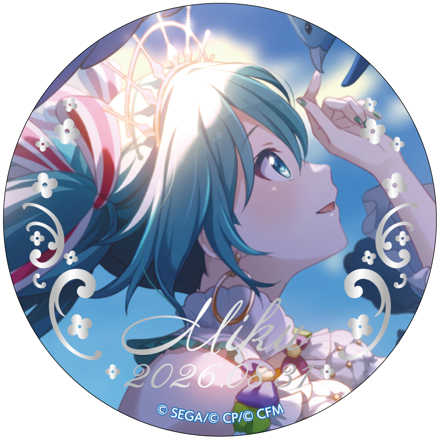 箔押し缶バッジ 初音ミク B