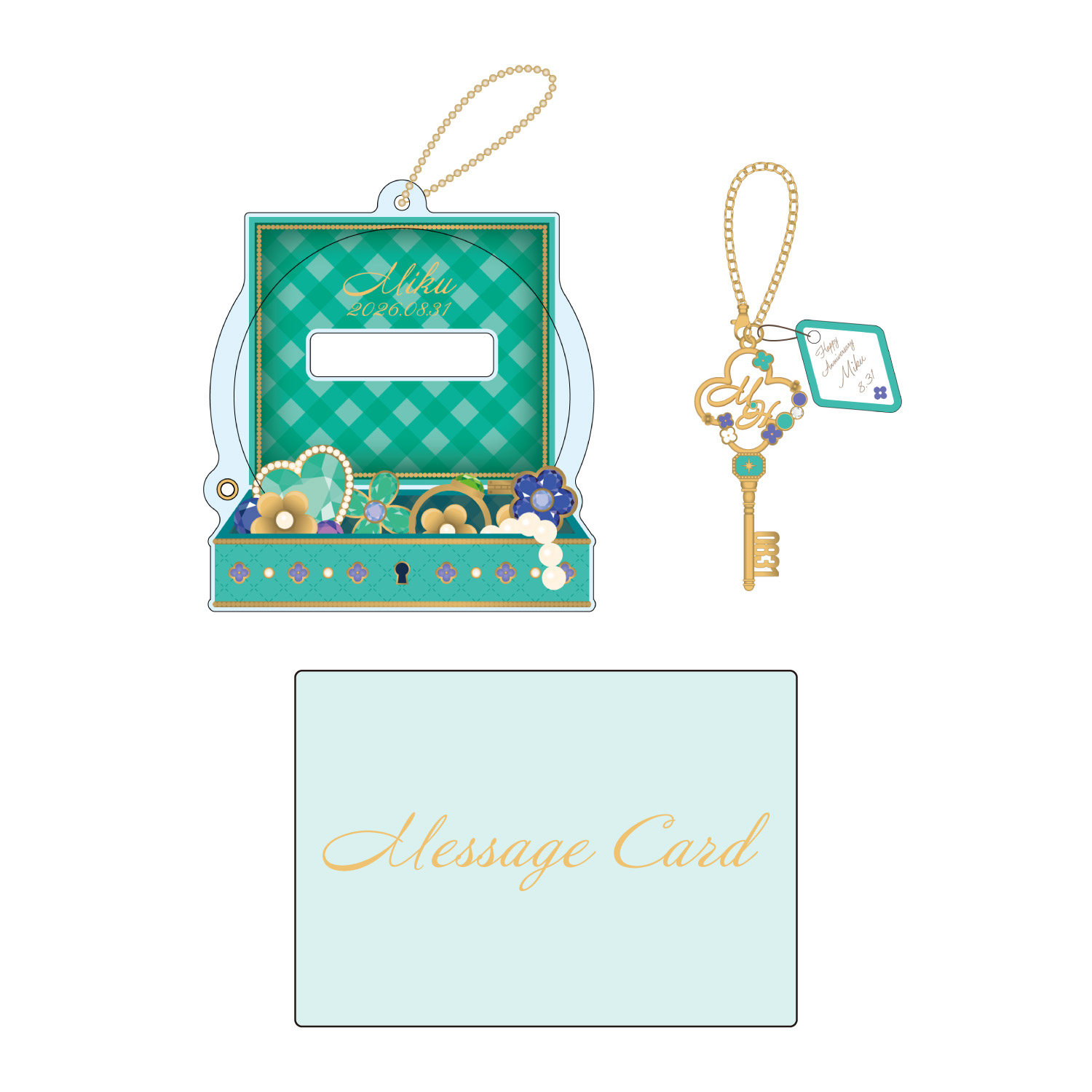 はっぴーこれくしょんくじ 初音ミク 開ミク コンプリートセット はっぴーこれくしょんくじ