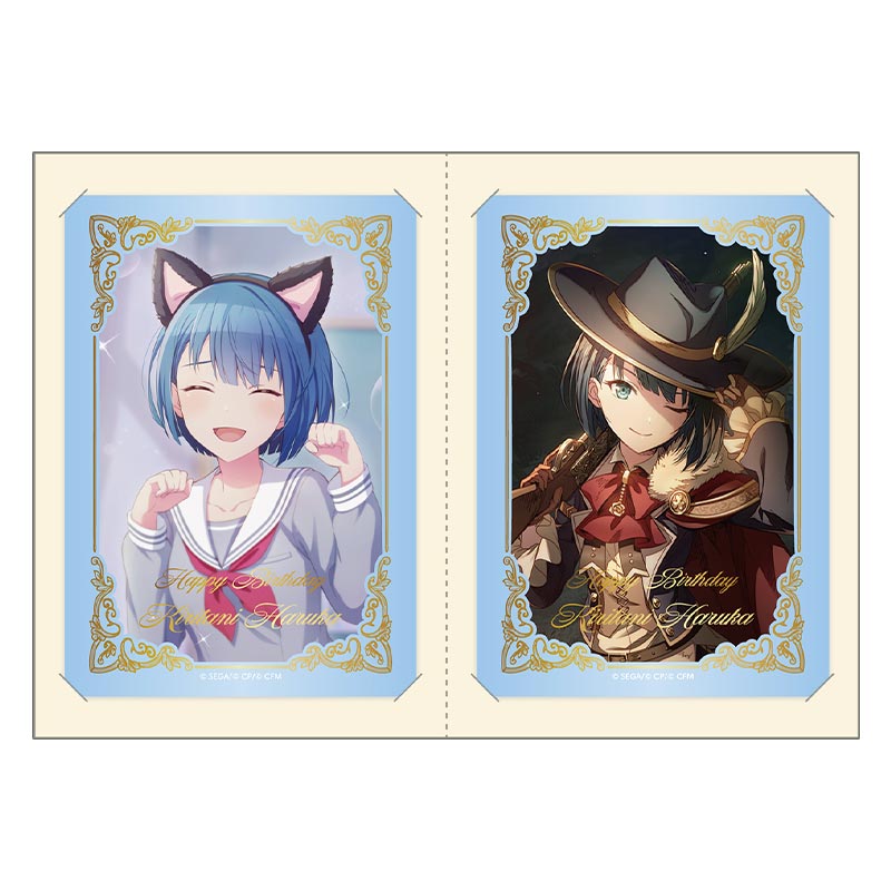 箔押しカードセット 桐谷 遥 F