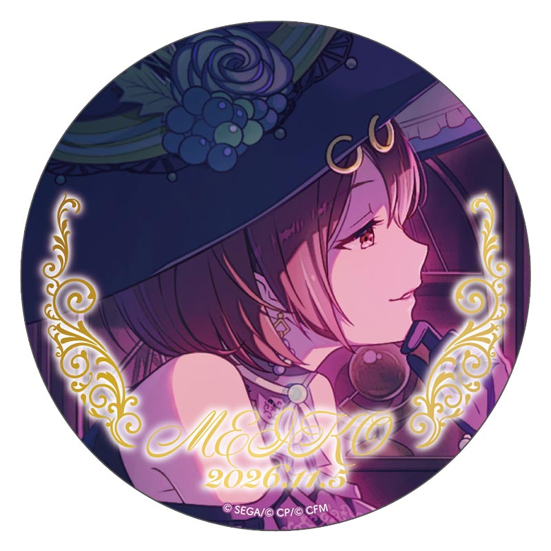 箔押し缶バッジ MEIKO D