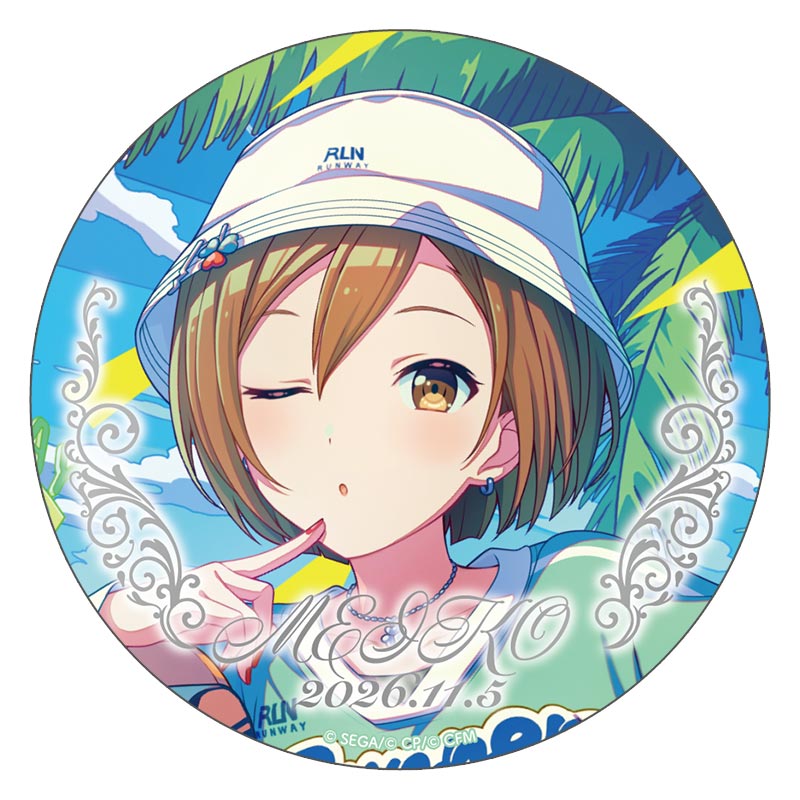 箔押し缶バッジ MEIKO E