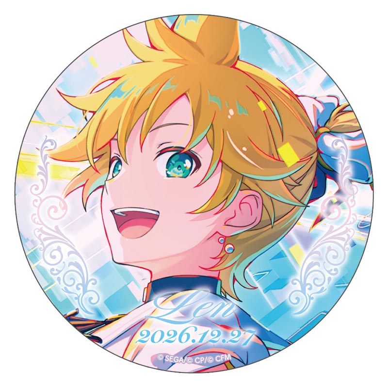箔押し缶バッジ 鏡音レン Ａ