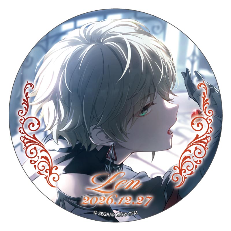 箔押し缶バッジ 鏡音レン C