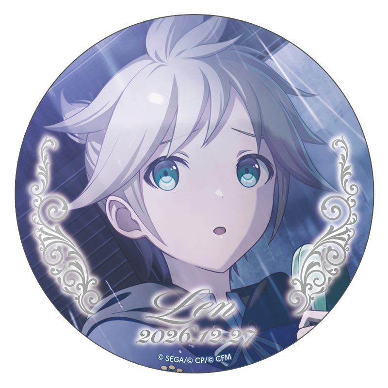 箔押し缶バッジ 鏡音レン F