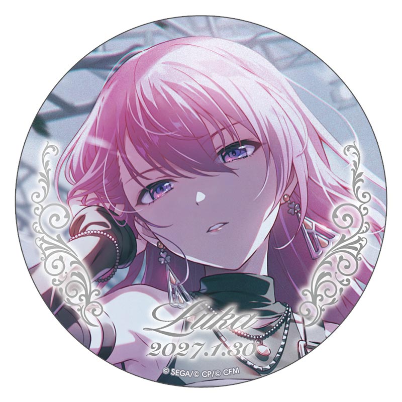 箔押し缶バッジ 巡音ルカ D